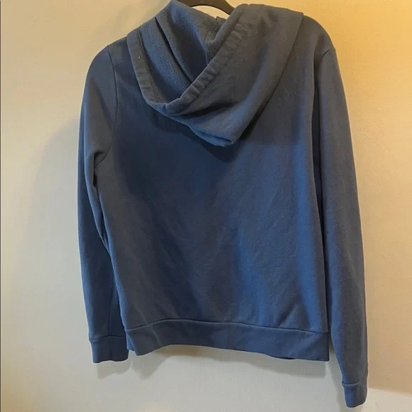 PINK Victoria's Secret Dusty Blue Pullover Hoodie Size Large - Picture 5 of 14